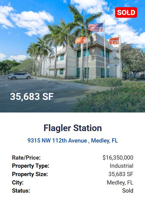 Sold Flagler Station